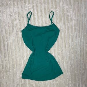 Aeropostale Teal Green Stretch Tank Top